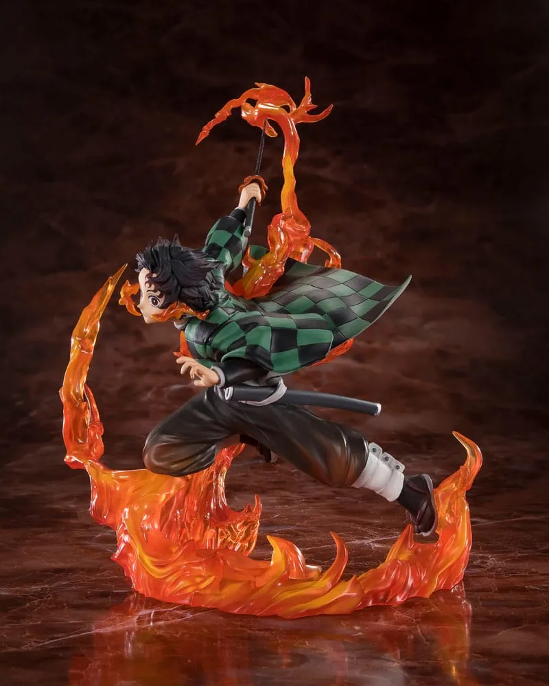 Demon Slayer: Kimetsu no Yaiba FiguartsZERO PVC Statue Kamado Tanjiro (Kyojuro Rengoku's Sword Guard Ver.) 19 cm
